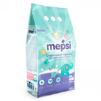 Детский стиральный порошок 2.4 кг Mepsi